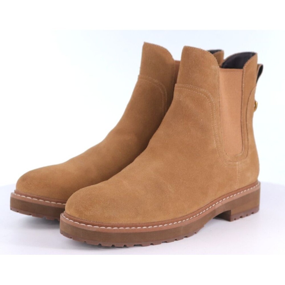 Cole Haan Greenwich $140 Women's Ankle Chelsea Boots Size 10 B Suede W28667 EUC